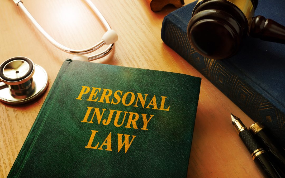 Personal injury law book and tools